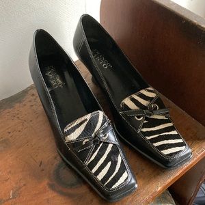 Franco Sarto Zebra Low Heel